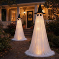 2 Pack 5 Ft Large Light Up Ghost Decor - Halloween Decorations Outdoor